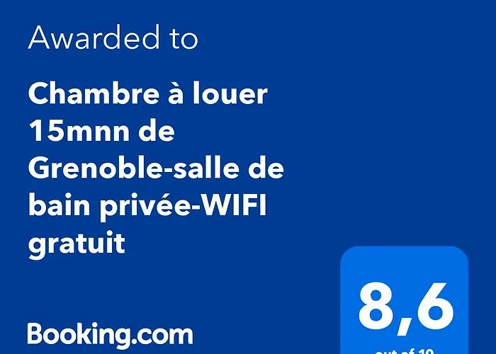 Chambre A Louer 15Mnn De Grenoble-Salle De Bain Privee-Wifi Gratuit
